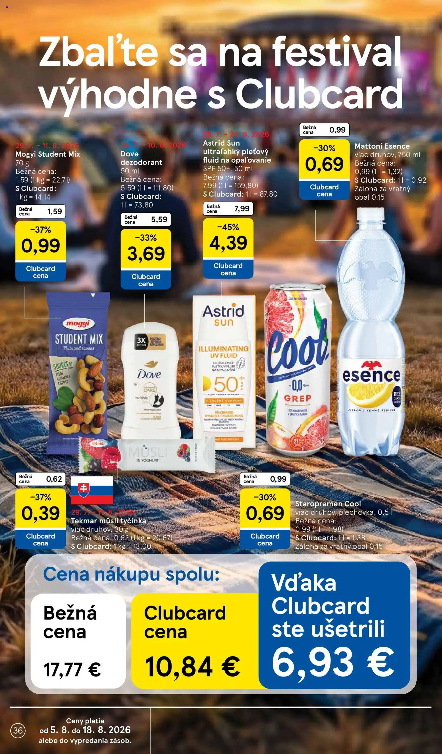 Nové Tesco akcie – leták je platný od 05.08.2026 | Strana: 36