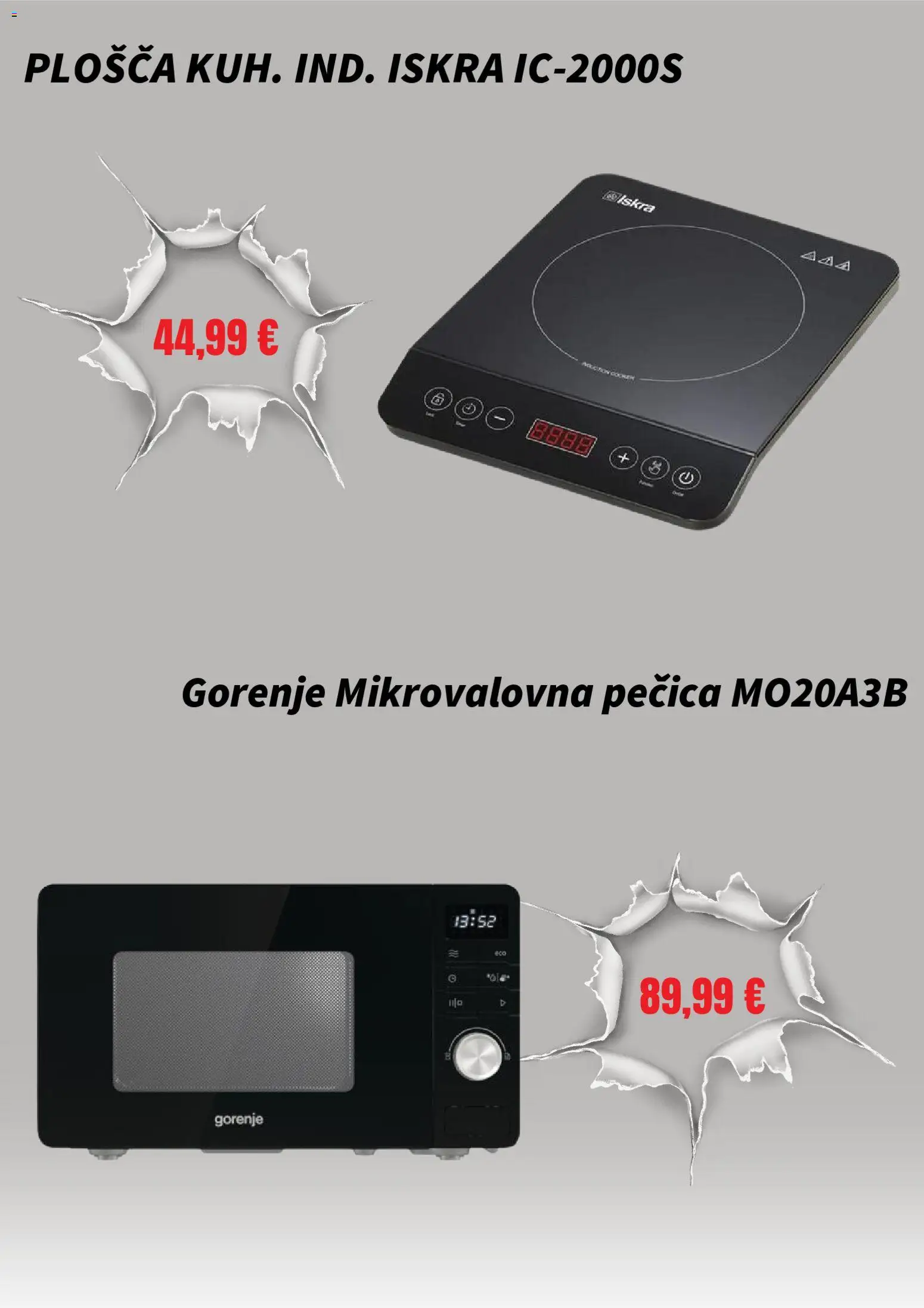 Novi Akvonij katalog ponudbe – veljaven od 07.09.2026 | Stran: 5 | Izdelki: Pecica, Mikrovalovna pecica