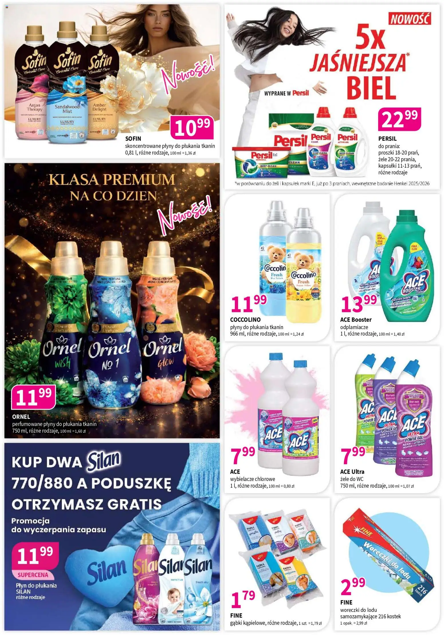 Drogerie Polskie gazetka od 12.06.2026 | Strona: 7 | Produkty: Persil, Coccolino, Woreczki do lodu, Detergent