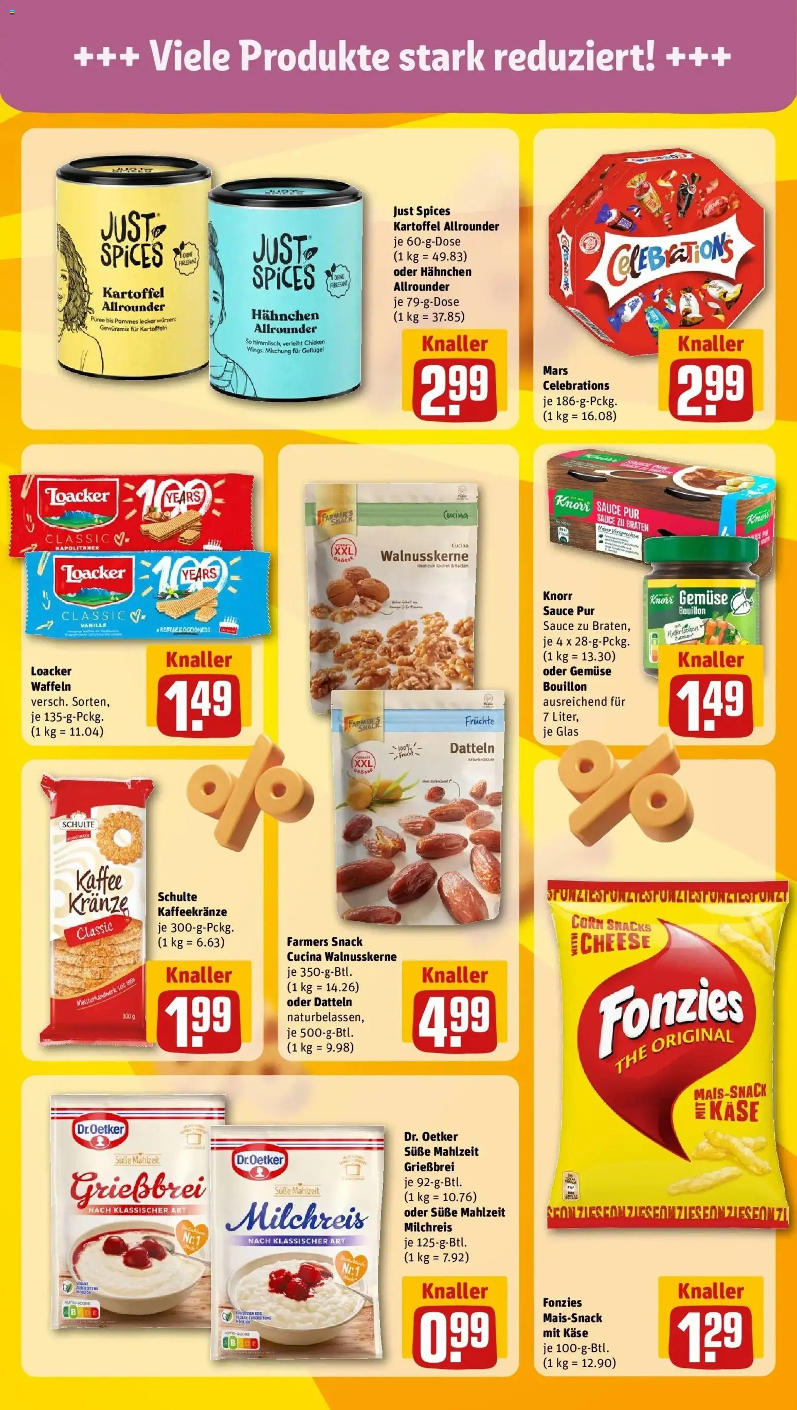 Rewe Prospekt Habichtswald/Ehlen	 – gültig ab 02.03.2026 | Seite: 15 | Produkte: Käse, Pommes, Knorr, Mars