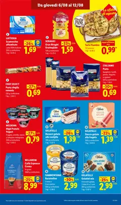 Anteprima del volantino ITALIAMO Pasta Spaghetti, fusilli, penne, linguine o rigatoni, 500 g confezione, 1 kg = 1.38 € valido a partire dal 06/08/2026 | Pagina: 21