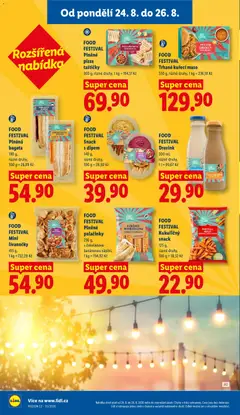Náhled letáku FOOD FESTIVAL Plněné palačinky, 256 g, s čokoládovo-banánovou náplní od 24.08.2026 | Strana: 20