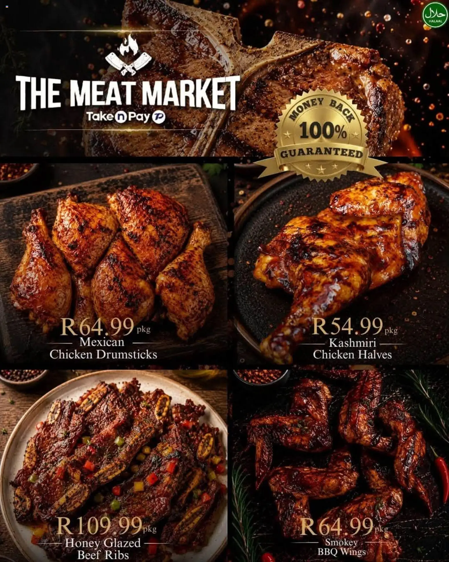 New Take n Pay catalogue – valid from 02/08/2026 | Page: 32 | Products: Magdalenas, Ribs, Chicken, Beef
