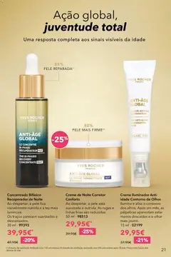 Pré-visualização Creme de Noite Corretor Conforto, Ao despertar, a pele está suavizada e nutrida. As rugas e linhas finas são reduzidas. 50 ml - 98513 válido de 12.05.2026 | Página: 21 | Produtos: Iluminador, Corretor, Sérum, Creme