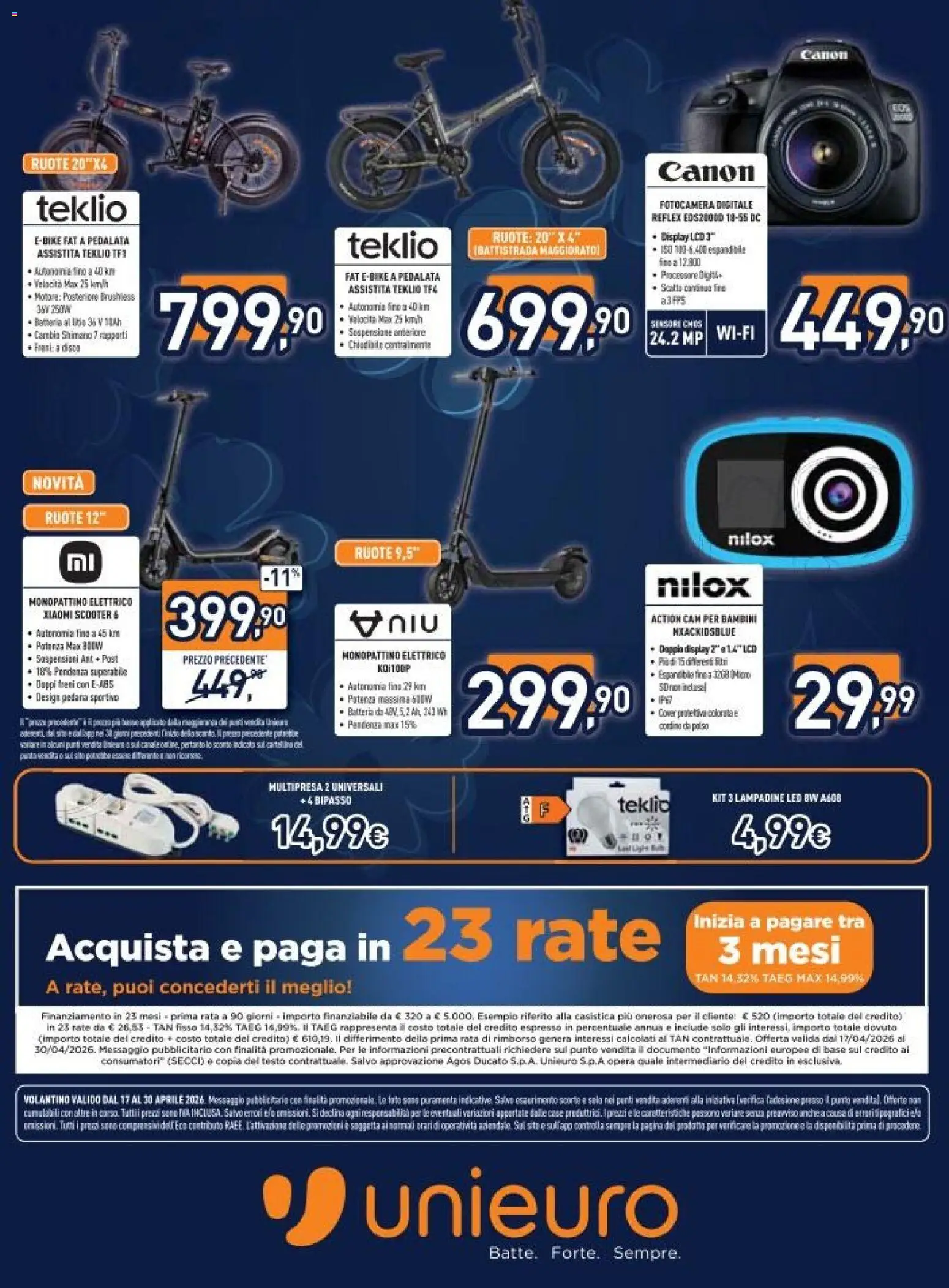📣 Volantino Unieuro dal 📅 30/04/2026 - Scopri le offerte ora!🔥 | Italy