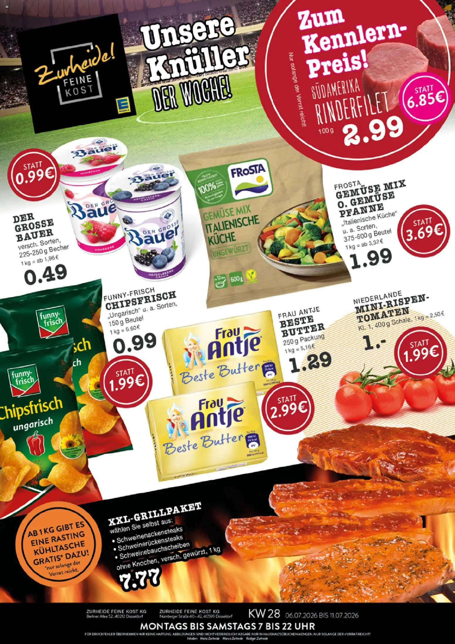 Edeka Zurheide Prospekt – gültig ab 06.07.2026 | Seite: 1