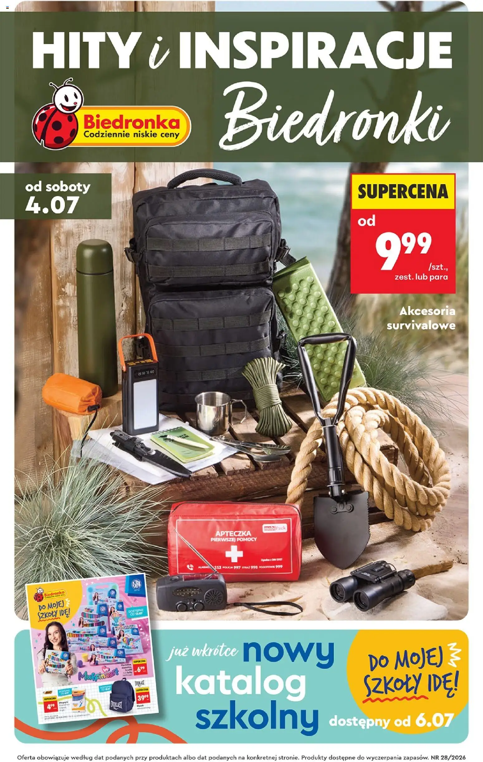 Biedronka gazetka - Hity i inspiracje od 04.07.2026 | Strona: 1