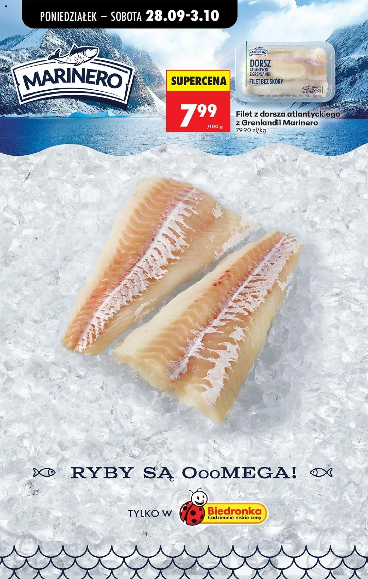 Biedronka Polsko leták - Codziennie niskie ceny od 28.09.2026 | Strana: 41 | Produkty: Ryby, Filet