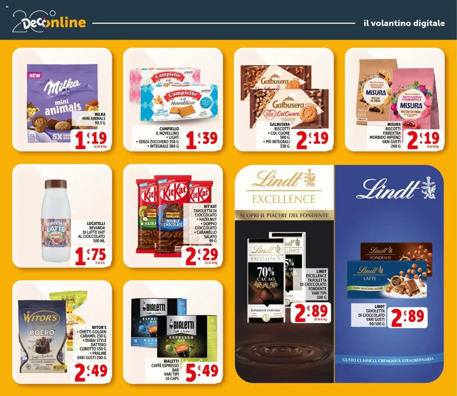 Volantino Decò del 29.05.2026 | Pagina: 25 | Prodotti: Caffè, Zucchero, Latte, Nocciole