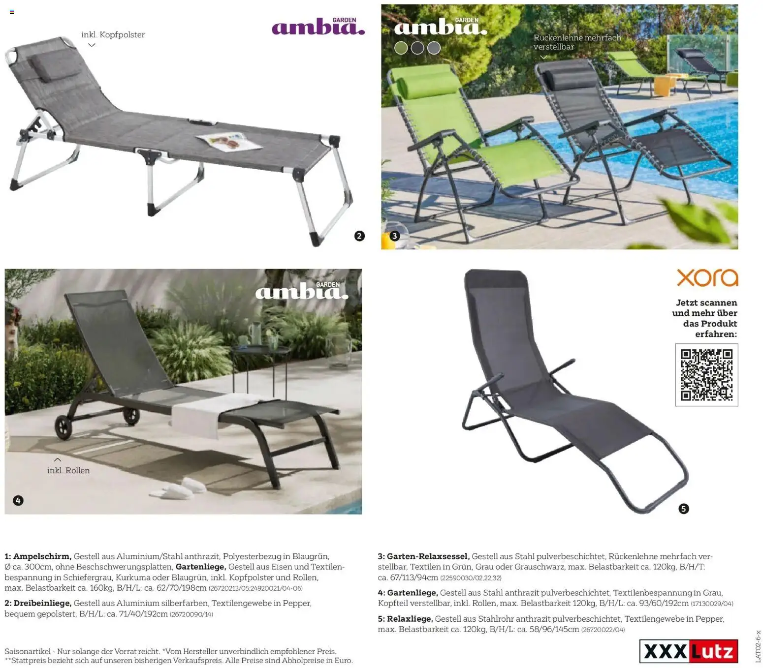 XXXLutz Gartenkatalog gültig ab 30.03.2026 | Seite: 123