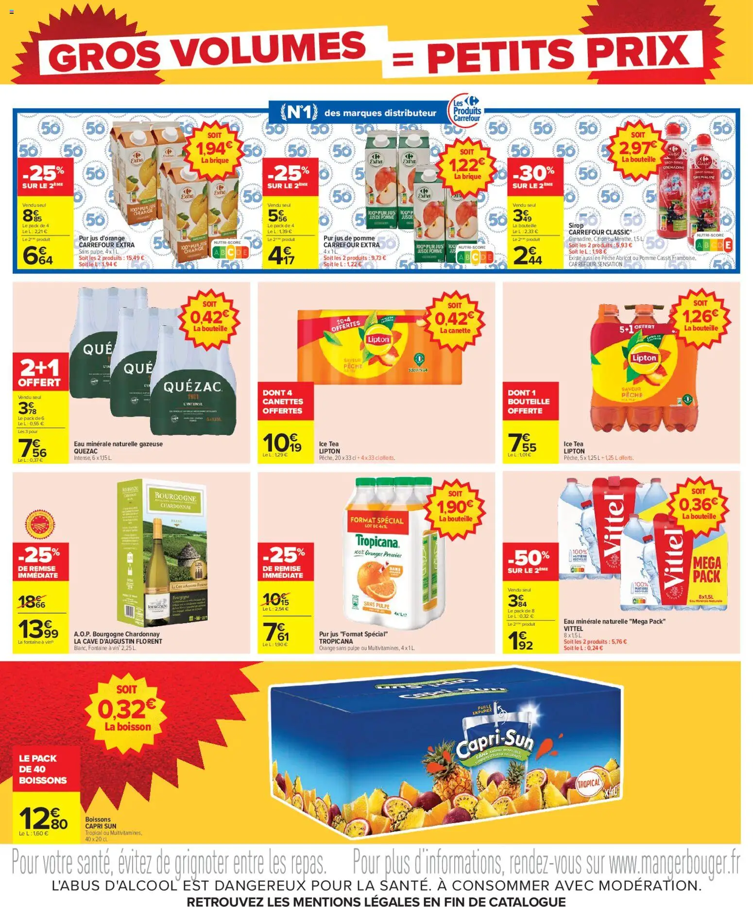 {H1} | Page: 6 | Produits: Abricot, Pomme, Distributeur, Jus