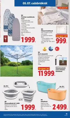Lidl akciós újság - amely érvényes a következő dátumtól: 07.05.2026 | Oldal: 35