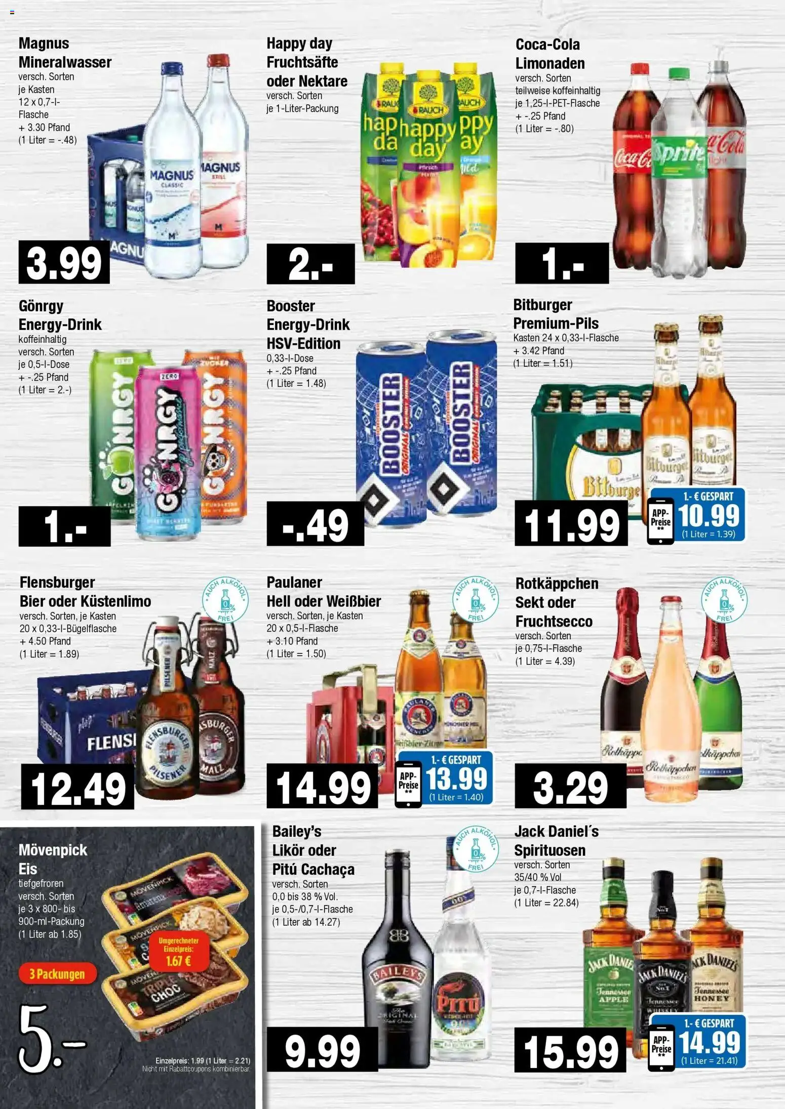 Edeka Prospekt Hamburg (ab 24.08.2026) » Angebote Online | Seite: 7 | Produkte: Bitburger, Weißbier, Likör, Jack Daniel's
