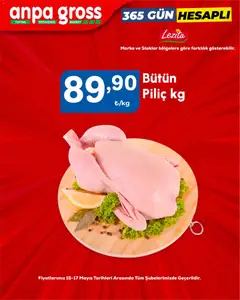 15.05.2026 tarihinden itibaren geçerli olan Anpa Gross kataloğu önizlemesi