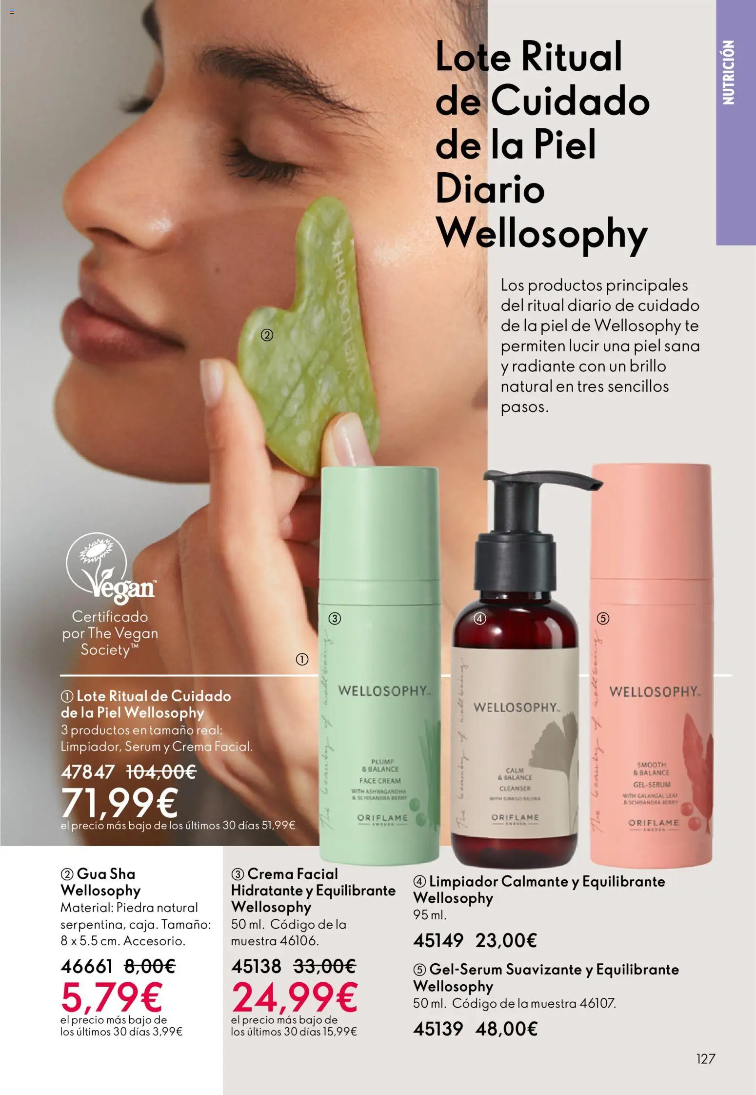 Oriflame - Catálogo Campaña 8 │ válido desde el 03.06.2026 | Página: 127 | Productos: Sérum, Crema facial, Crema, Suavizante