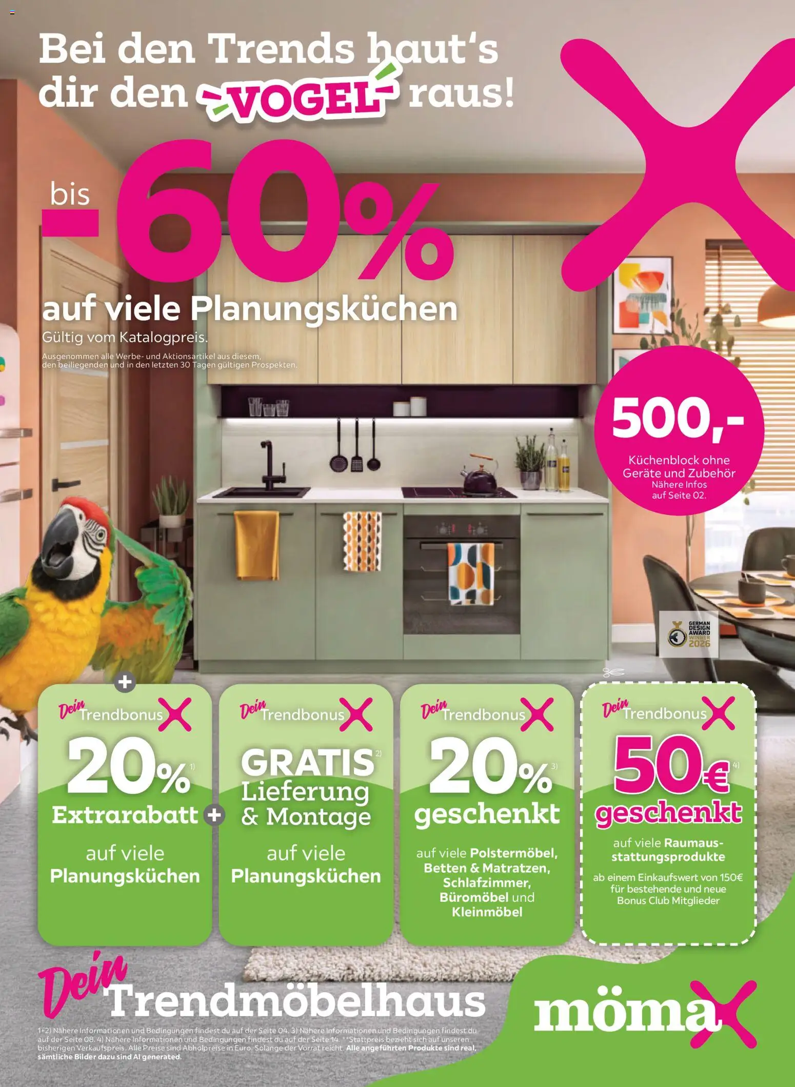 Mömax Prospekt – gültig ab 12.10.2026 | Seite: 1 | Produkte: Küchenblock, Bilder