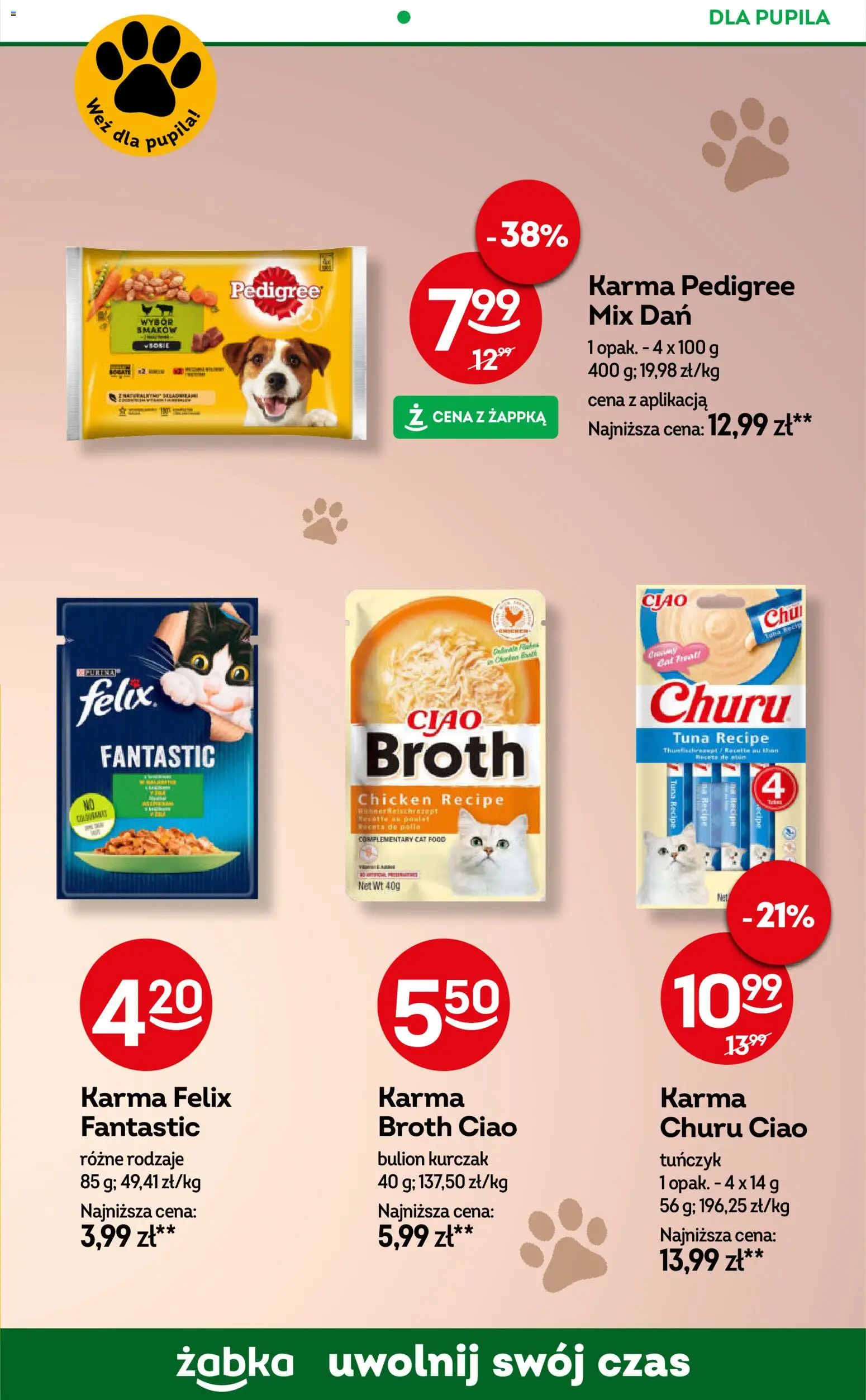 Żabka gazetka od 17.06.2026 | Strona: 99 | Produkty: Kurczak, Tuńczyk, Pedigree