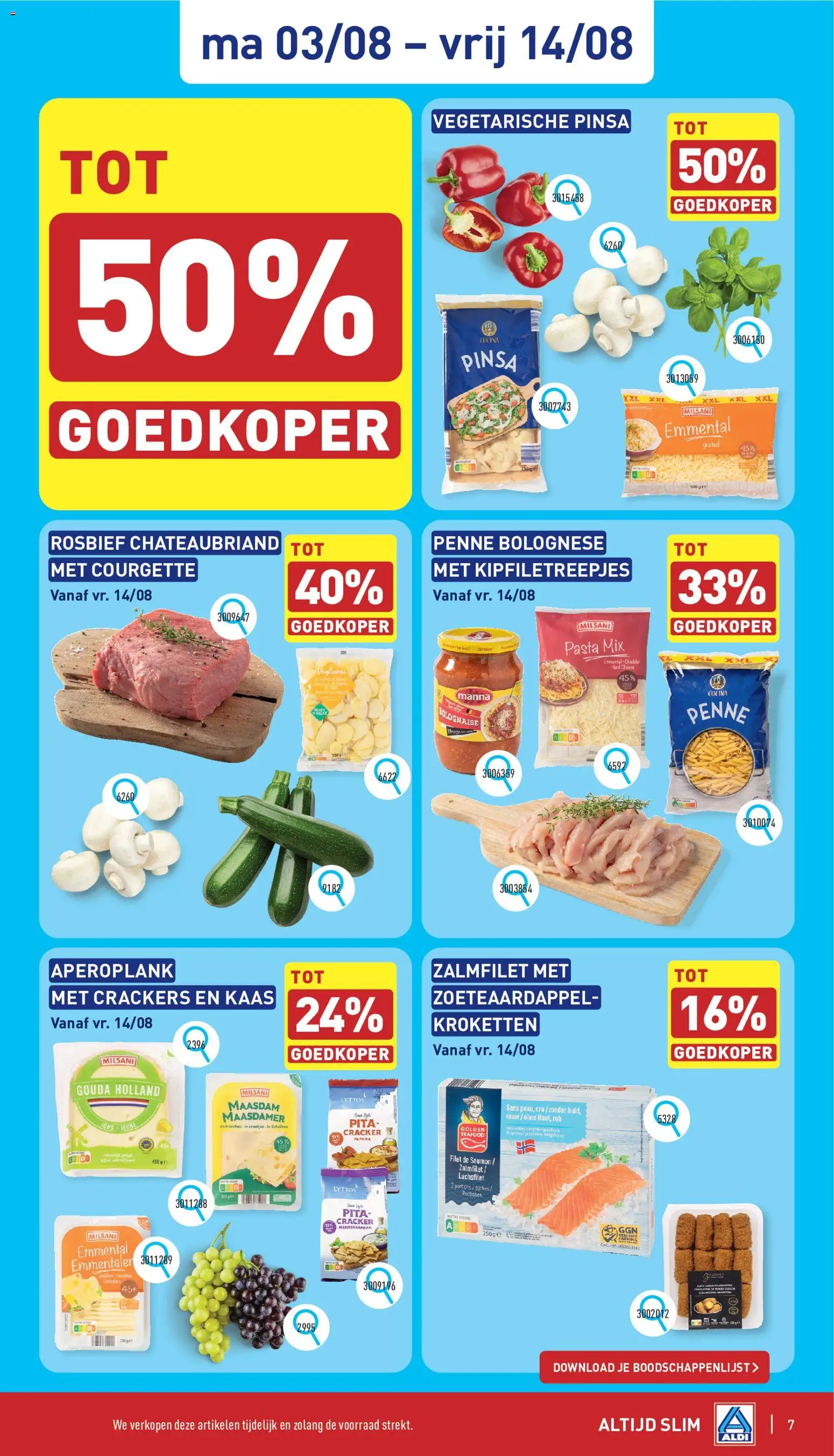 {H1} | Pagina: 7 | Producten: Pizza, Pasta, Gouda, Groenten