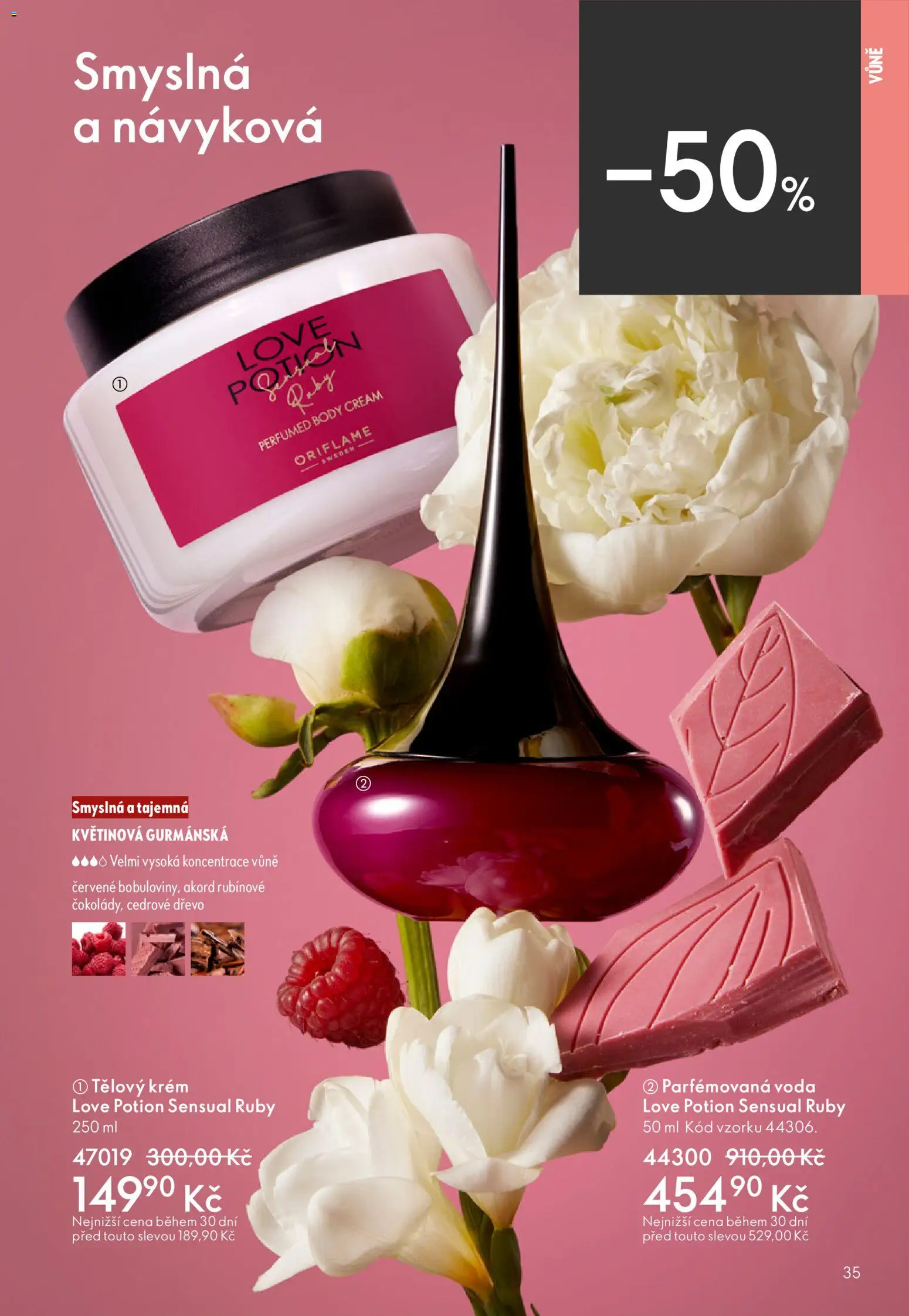 Oriflame katalog č. 08/2026 od 27.05.2026 | Strana: 35 | Produkty: Tělový krém, Voda, Krém, Body