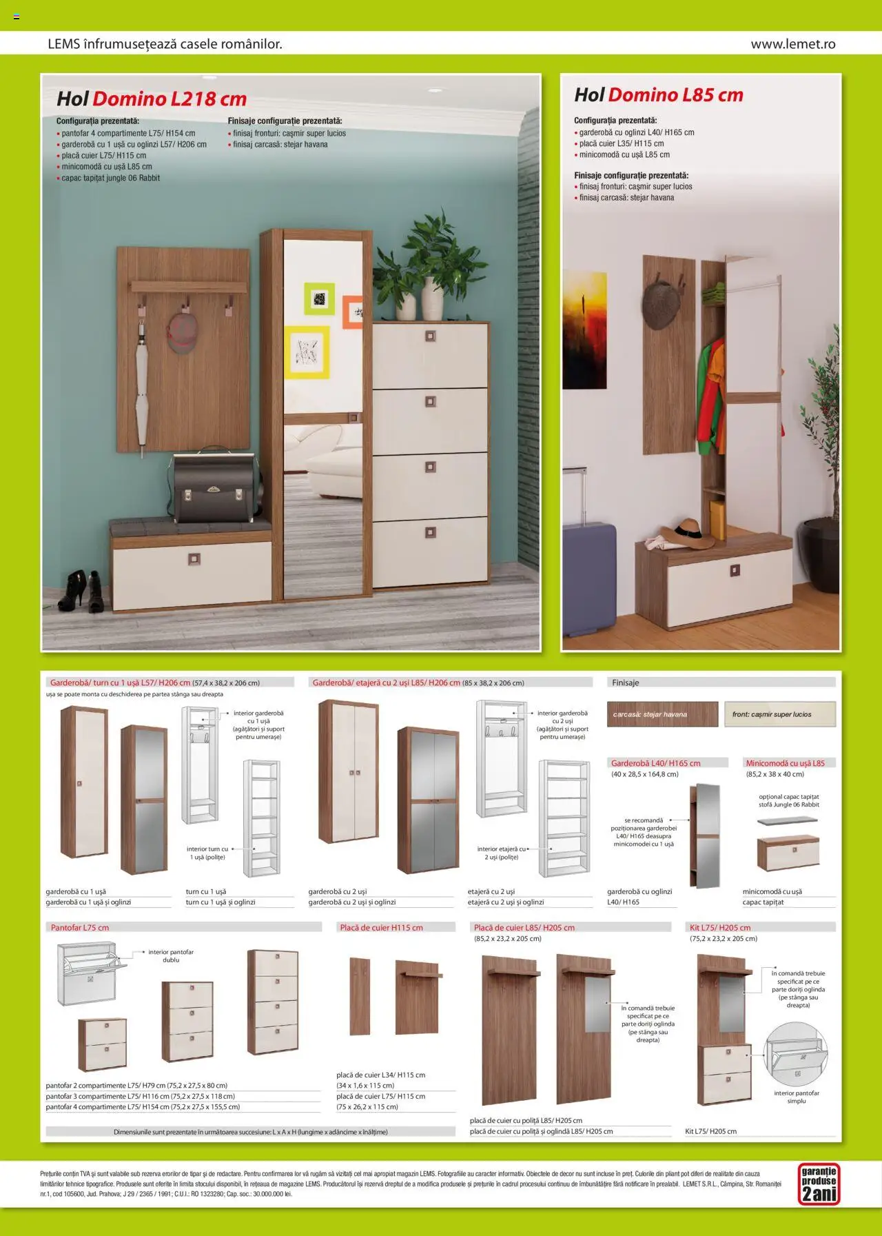 Noul catalog Lem’s – valabil de la 17.11.2023 | Pagină: 2 | Produse: Carcasă, Pantofar, Oglindă, Etajeră