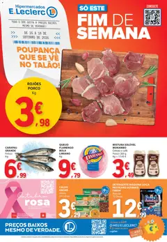 Pré-visualização E.Leclerc folheto Fim de Semana válido de 16/10/2026