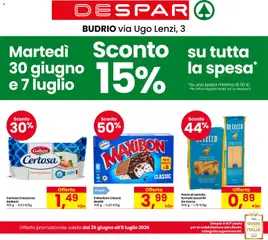 Anteprima del volantino Despar volantino Budrio valido a partire dal 25/06/2026