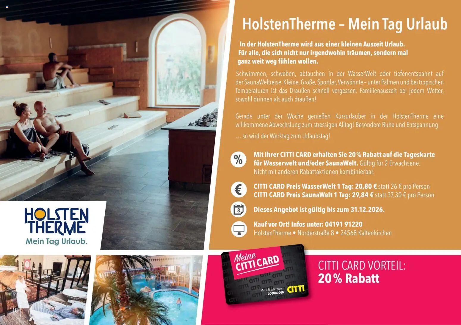 CITTI Markt Vorteilsheft – gültig ab 20.04.2026 | Seite: 18 | Produkte: Holsten