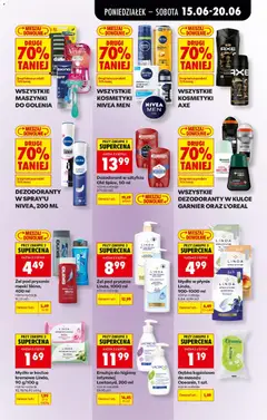 Pogląd oferty "Dezodorant w sztyfcie Old Spice, 50 ml, Przy zakupie 2 Supercena. Każda z 2 sztuk." - ważna od 15.06.2026 | Strona: 75 | Produkty: Mydło w płynie, Kosmetyki, Prysznic, Żel pod prysznic