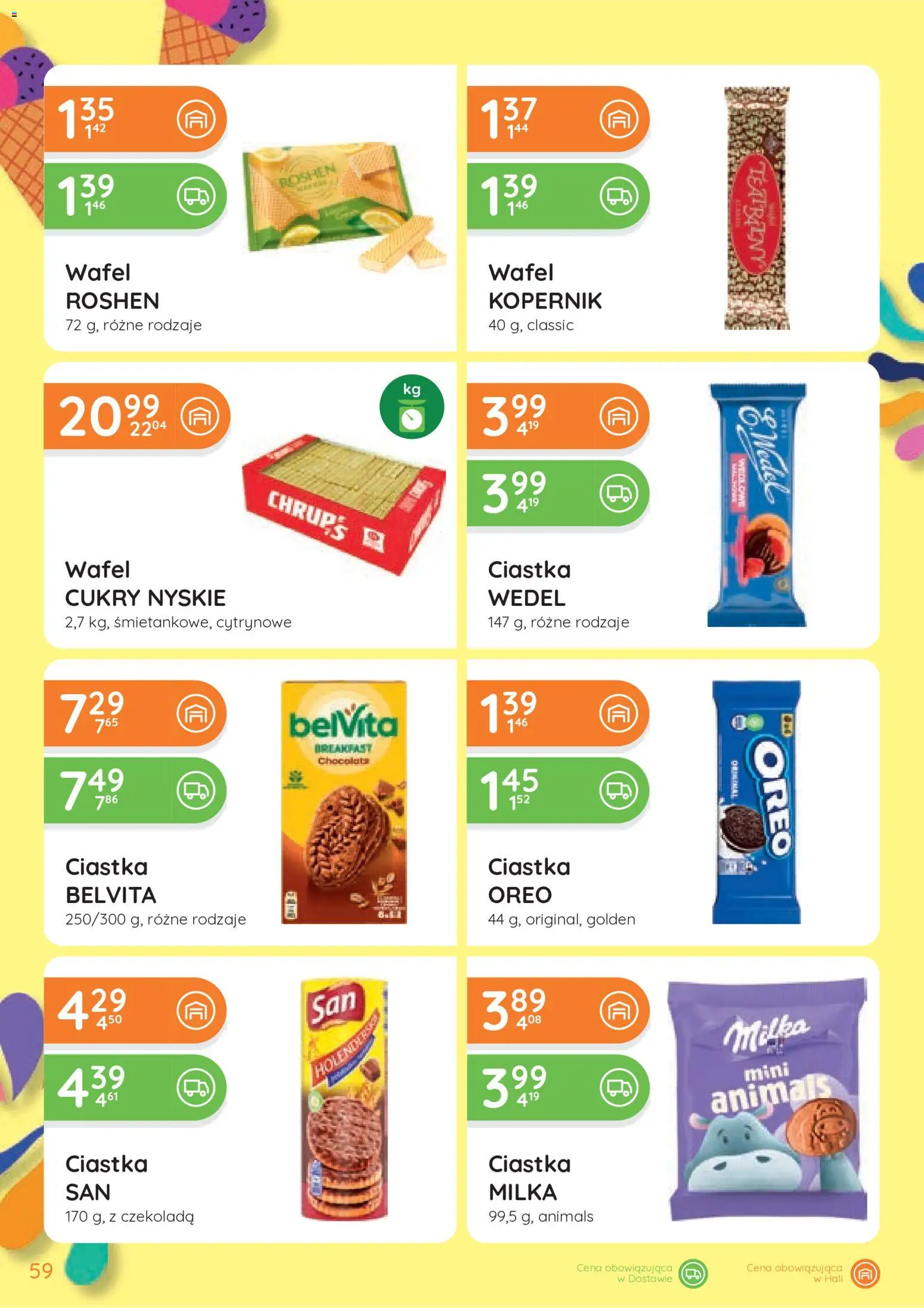 Eurocash gazetka od 25.06.2026 | Strona: 59 | Produkty: Belvita, Milka, Czekolada, Ciastka