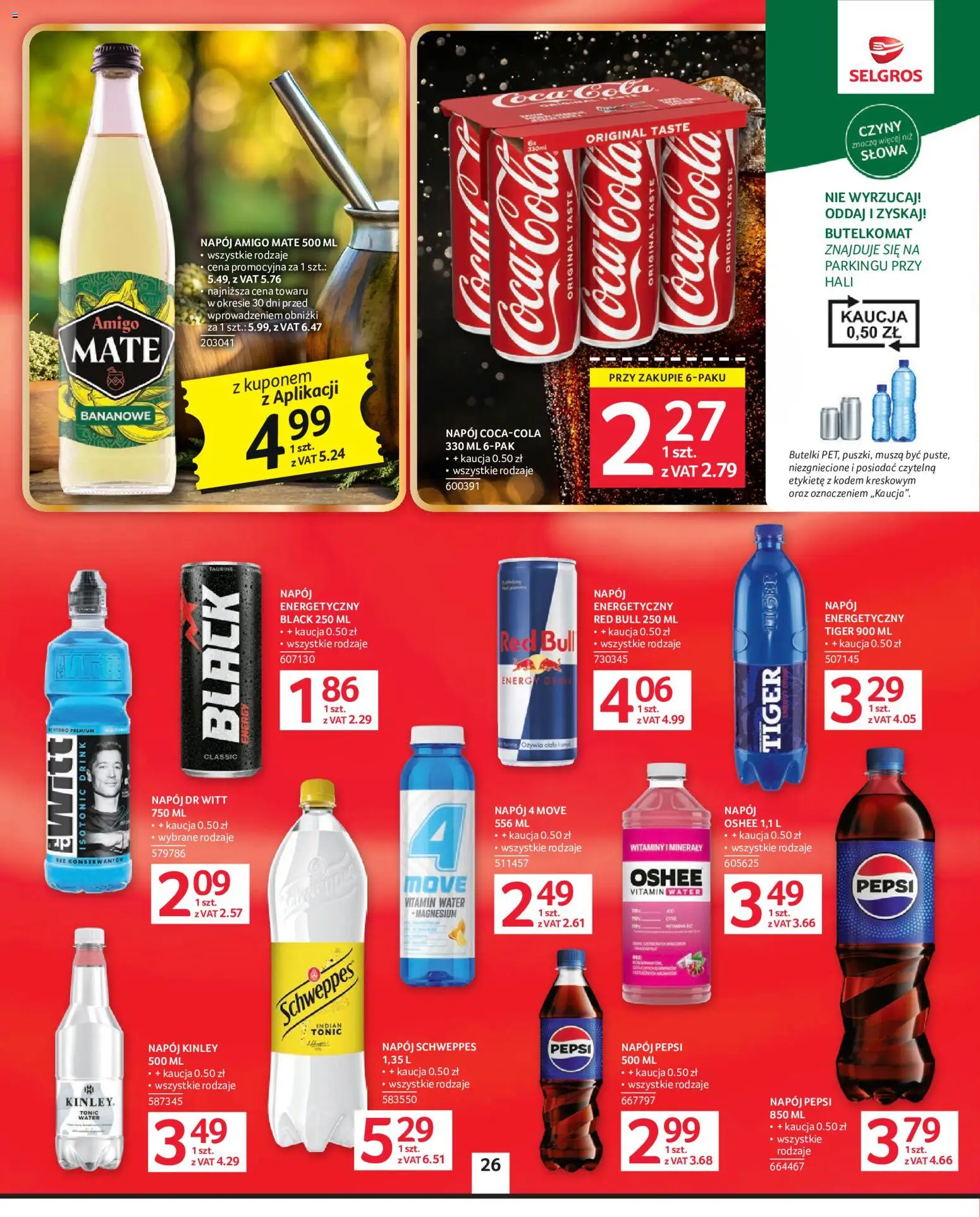 Selgros cash&carry gazetka od 02.06.2026 | Strona: 26 | Produkty: Red bull, Pepsi