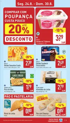 Pré-visualização Pão com Chouriço, *PVP unitário na compra de 2 unidades válido de 24/08/2026 | Página: 5
