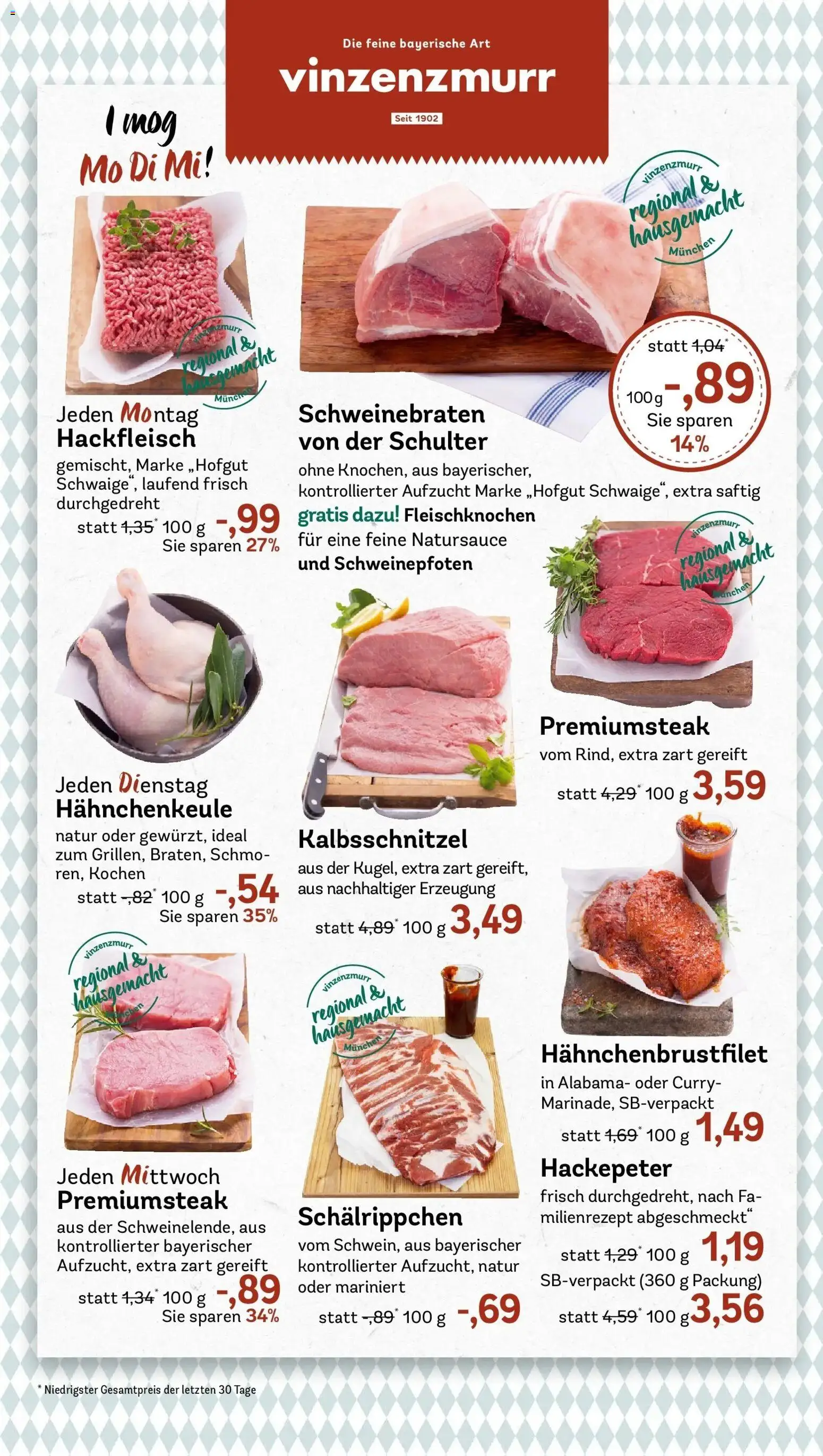 Rewe Prospekt Bad Tölz – gültig ab 27.07.2026 | Seite: 8 | Produkte: Hackfleisch