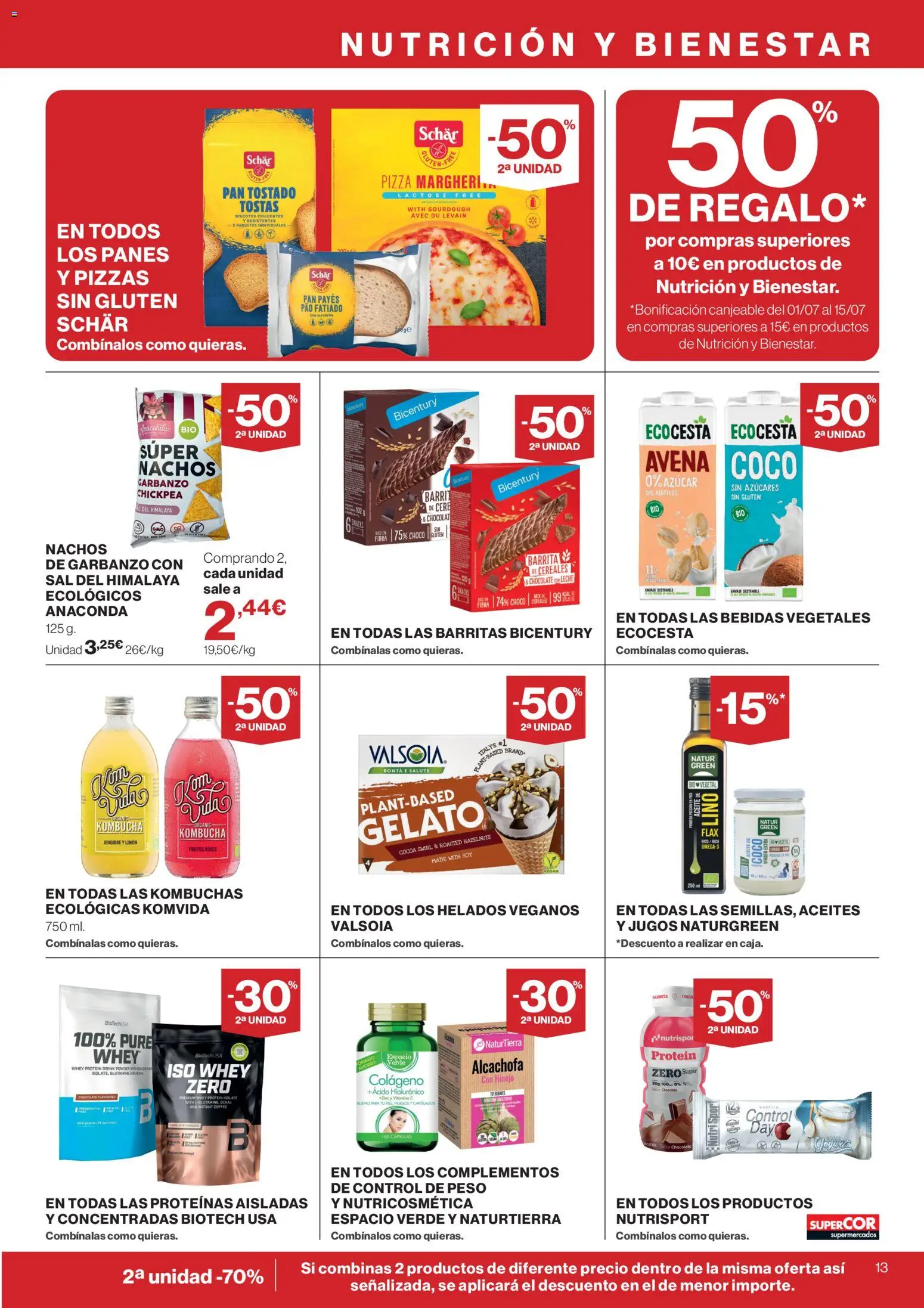 Supercor folleto │ válido desde el 18.06.2026 | Página: 13 | Productos: Chocolate, Τυρόπιτα, Cereales, Chocolate con leche