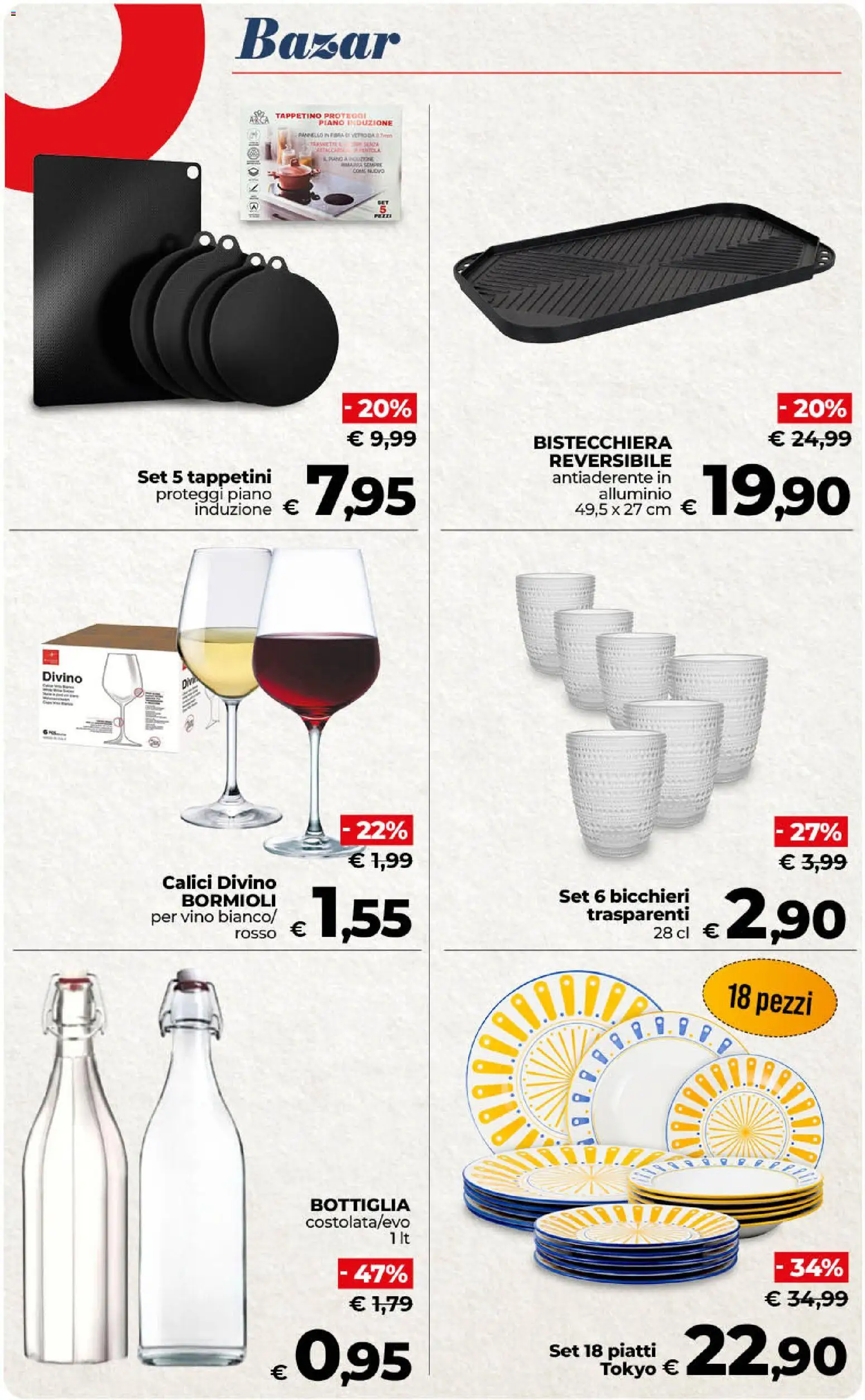 Volantino COOP del 31/07/2026 | Pagina: 48 | Prodotti: Bistecchiera, Vino, Alluminio, Bottiglia