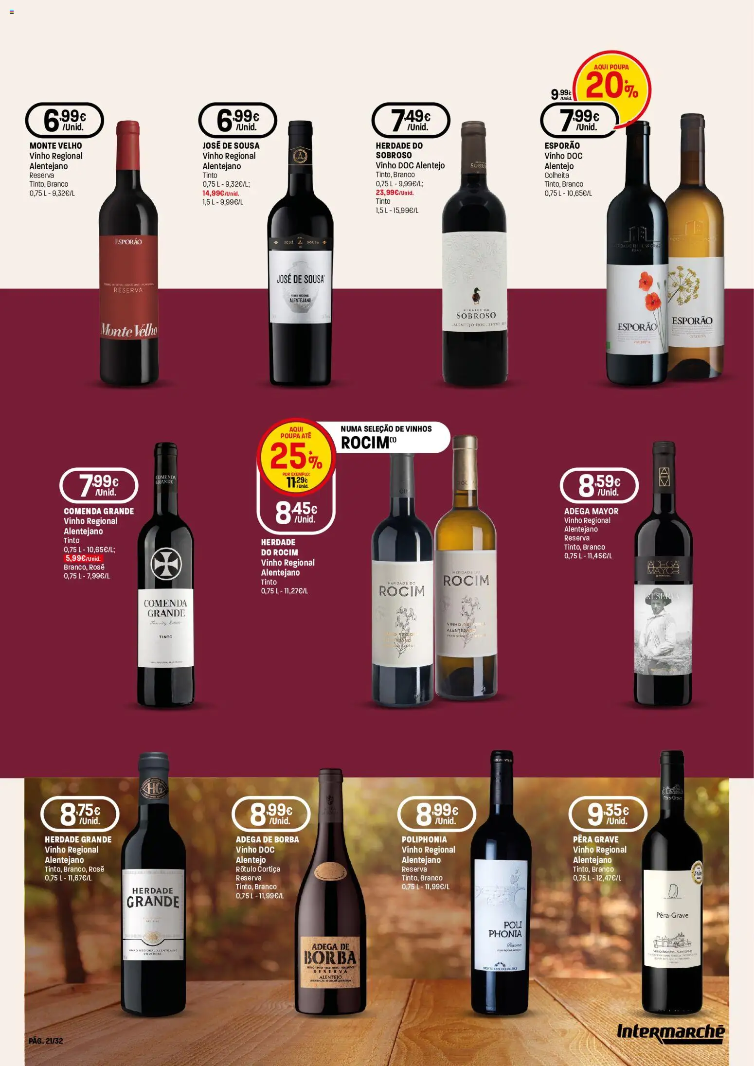 Intermarché folheto Especial Vinhos Super │ válido de 10/09/2026 | Página: 21 | Produtos: Vinho