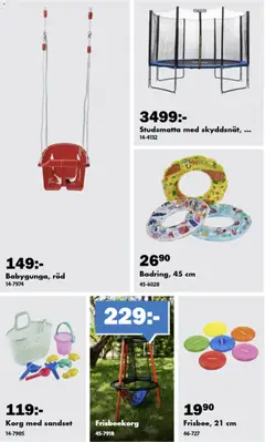 Biltema erbjudanden - Förhandsvisning av reklamblad från butik Biltema aktuell från 01.06.2026 | Sida: 21 | Produkter: Frisbeekorg, Korg