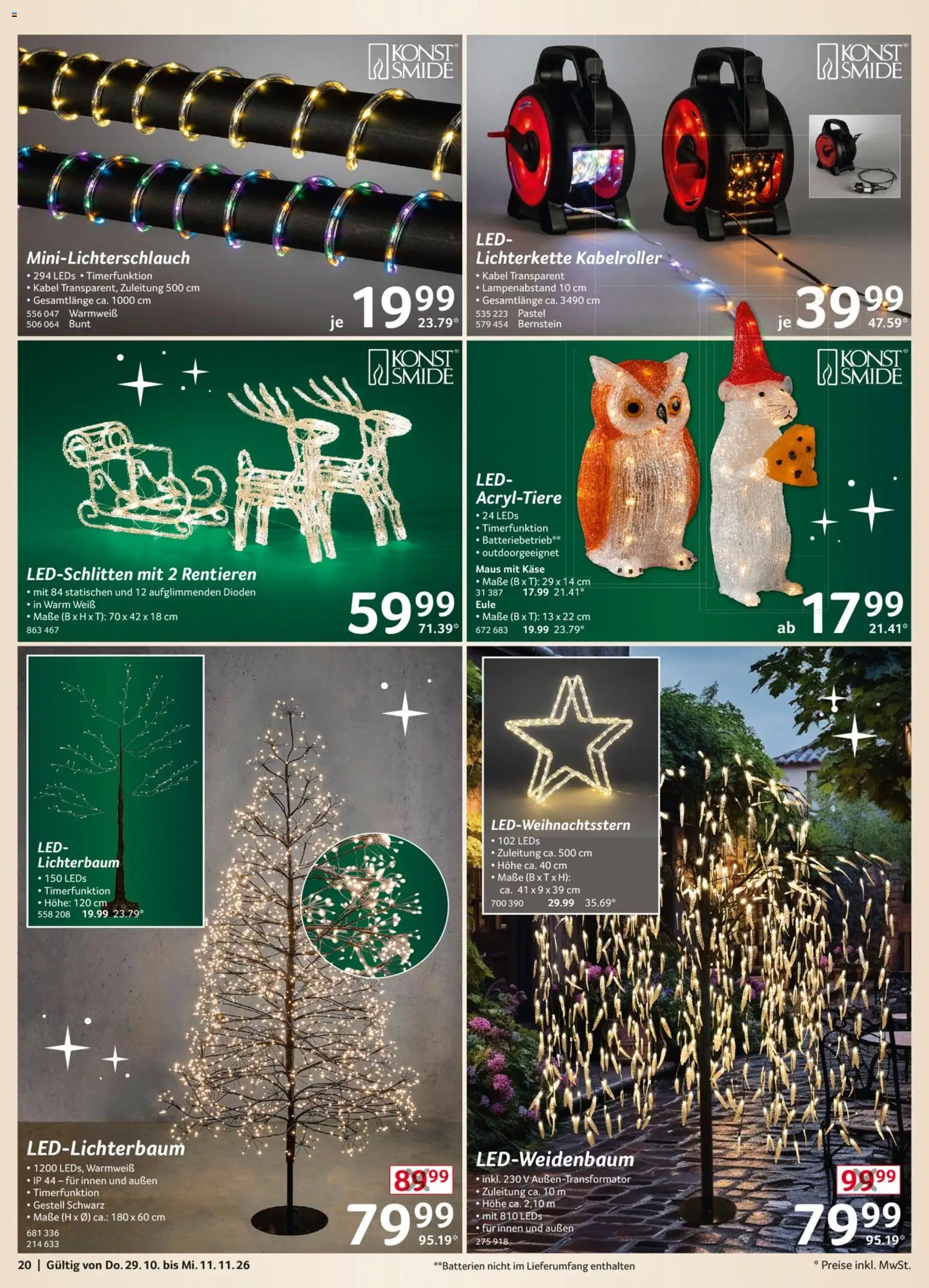Selgros Weihnachten Spezial – gültig ab 29.10.2026 | Seite: 20 | Produkte: Kabel, Batterien, Käse, Maus