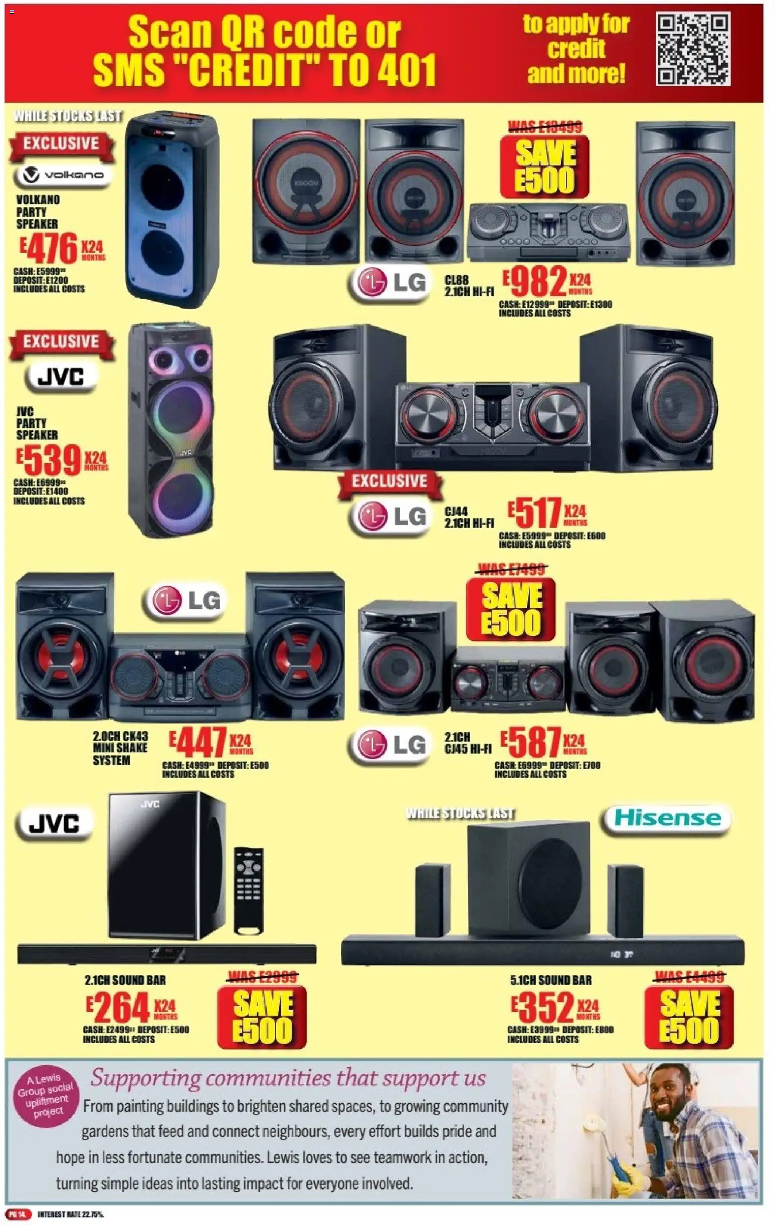 New Lewis Stores catalogue – valid from 06/07/2026 | Page: 14 | Products: Speaker