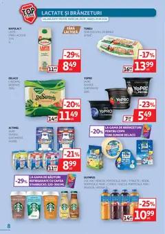 Ofertele Auchan valabile de la 09.09.2026 | Pagină: 8 | Produse: Delaco, Lapte, Suc, Fructe