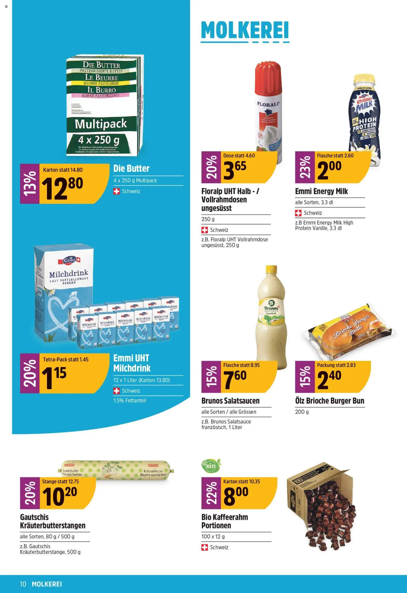 TopCC aktionen – gültig ab 24.08.2026 | Seite: 10 | Produkte: Burger, Burger Bun, Kräuterbutter, Butter