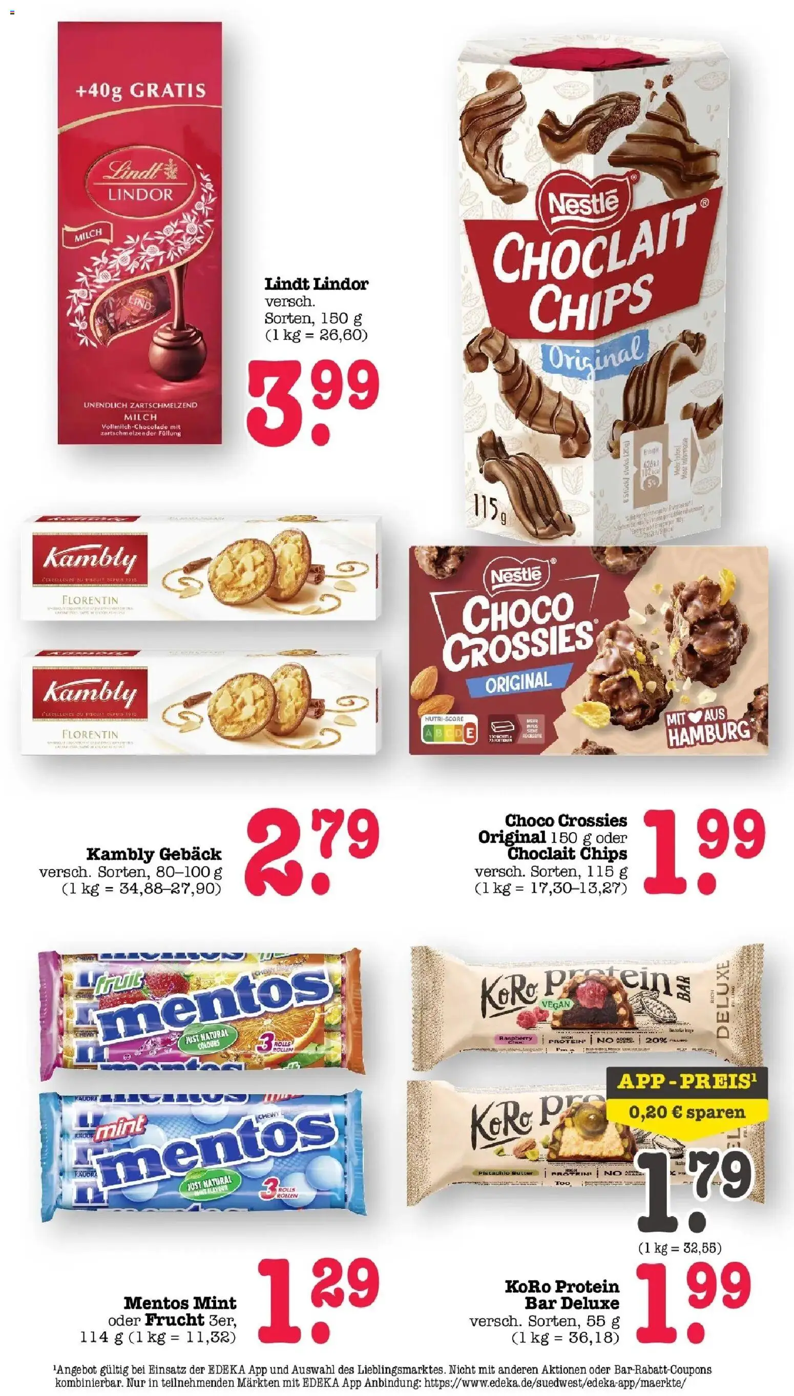 Edeka prospekt Bühlertal	 – gültig ab 10.05.2026 | Seite: 43 | Produkte: Milch, Butter, Lindt, Chips