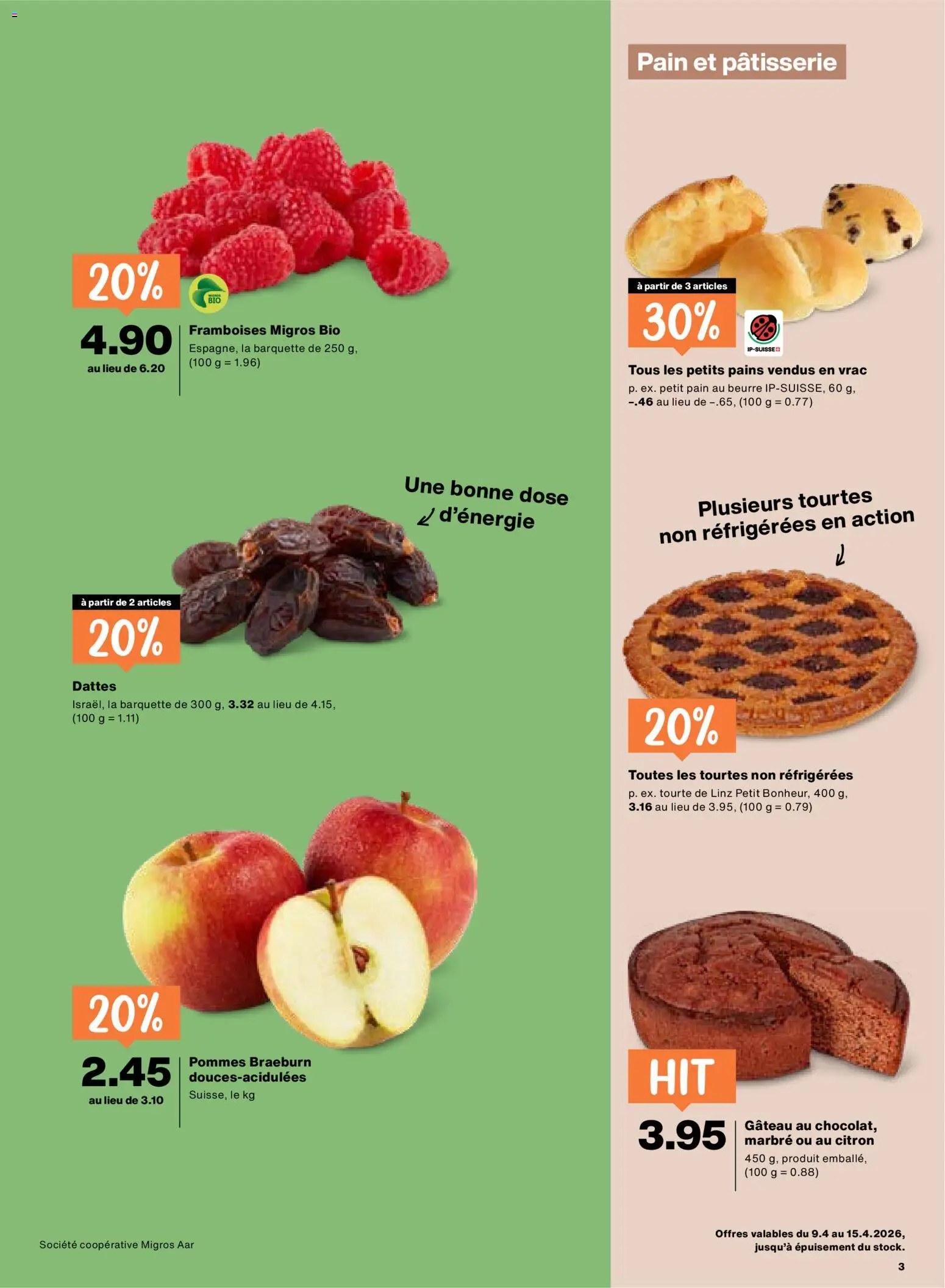 Migros aktionen FR – gültig ab 09.04.2026 | Seite: 3