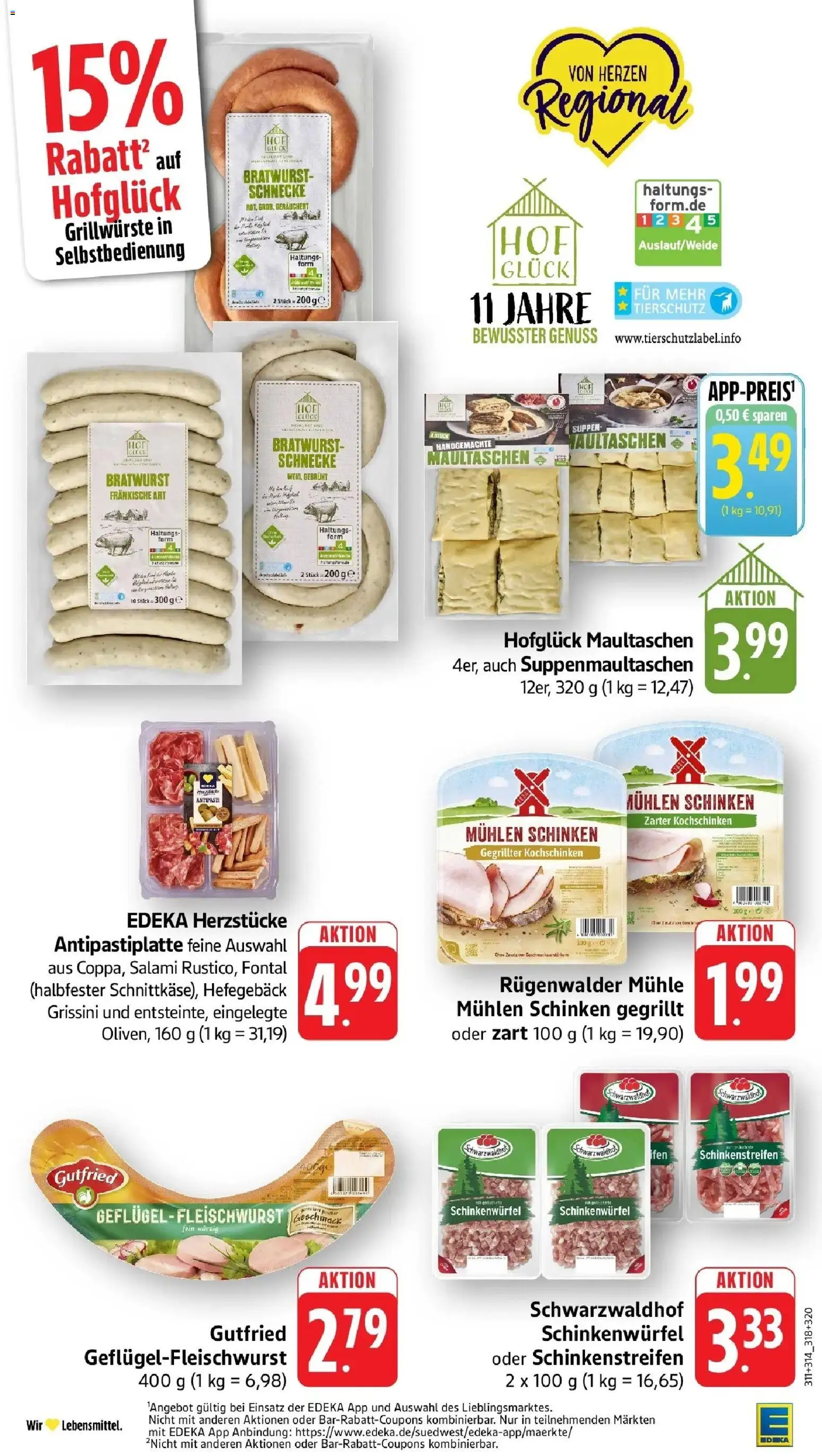 E center Prospekt Biberach – gültig ab 17.05.2026 | Seite: 24 | Produkte: Mühle, Bratwurst, Salami, Schinken