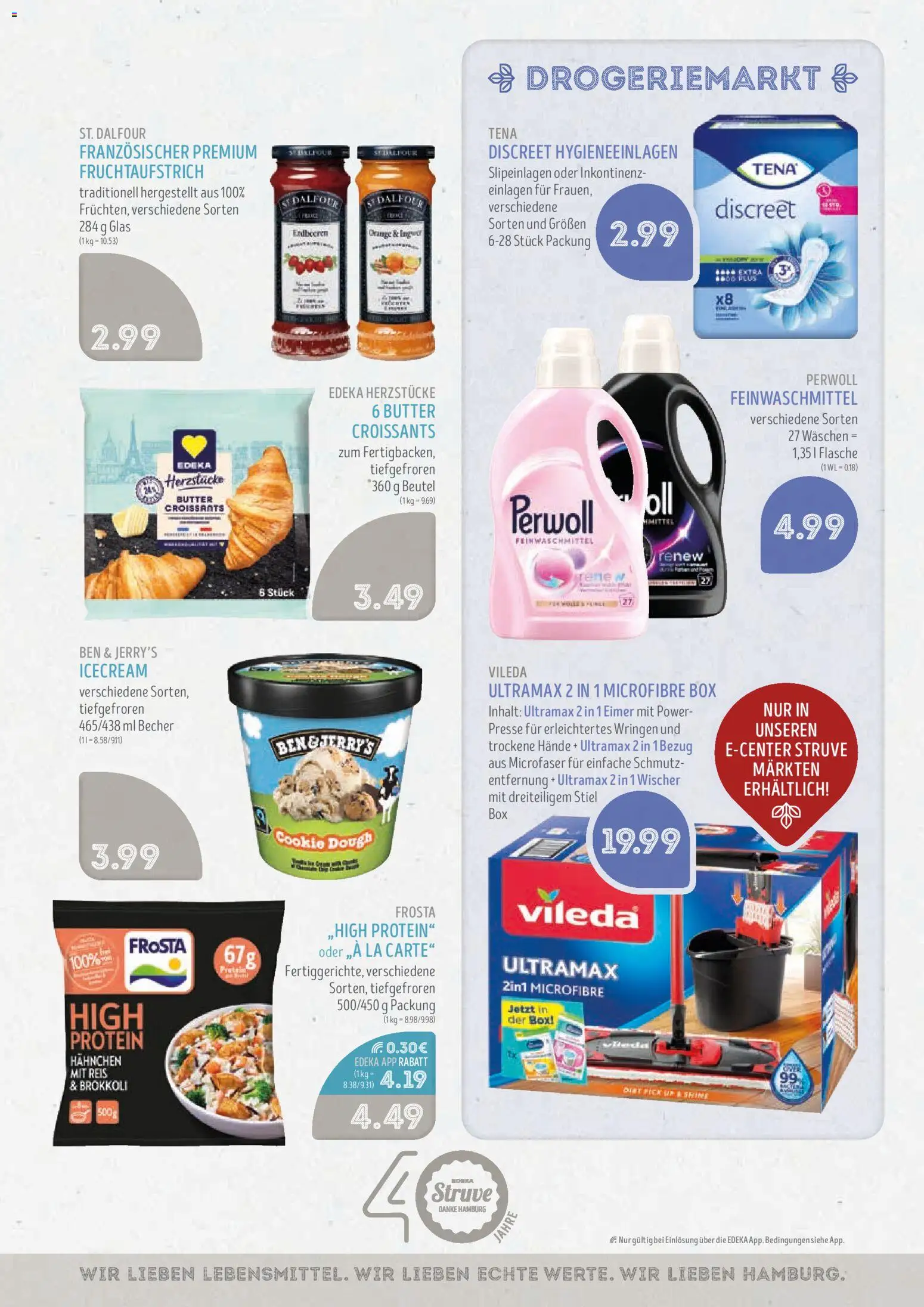 Edeka Struve Prospekt – gültig ab 19.10.2026 | Seite: 9 | Produkte: Box, Frosta, Brokkoli, Erdbeeren