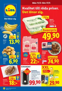 Lidl erbjudanden - Förhandsvisning av reklamblad från butik Lidl aktuell från 11.05.2026