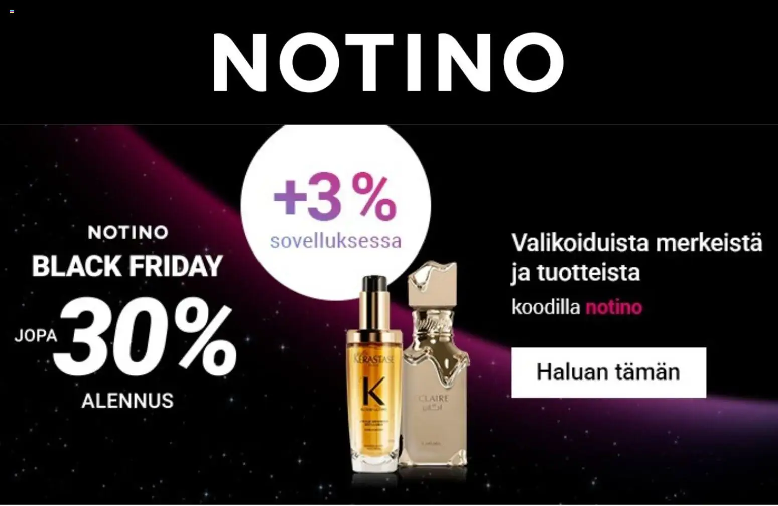 Notino – voimassa 29/06/2026 alkaen | Sivu: 1