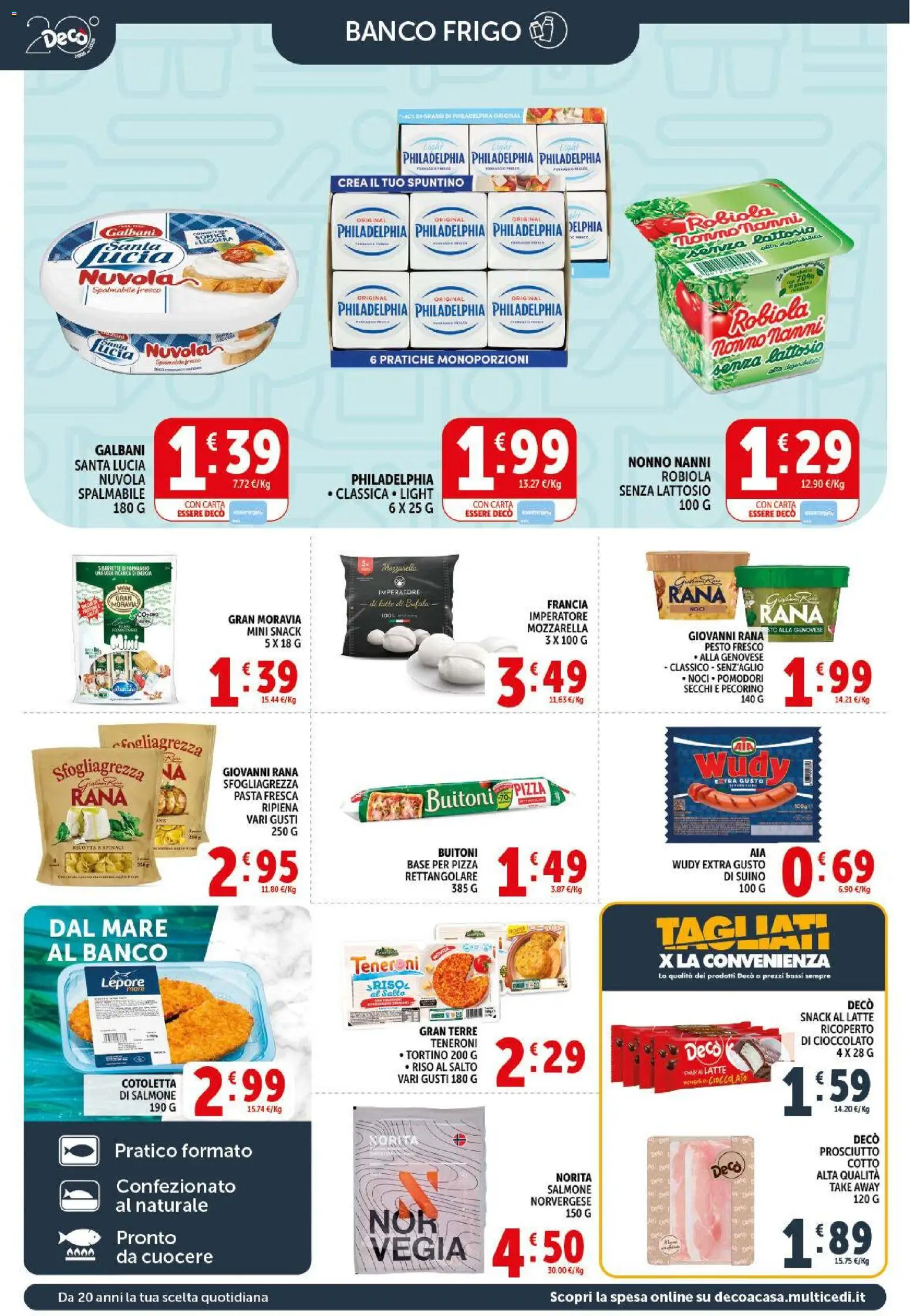 Volantino Decò del 29.05.2026 | Pagina: 12 | Prodotti: Pizza, Salmone, Pesto, Robiola