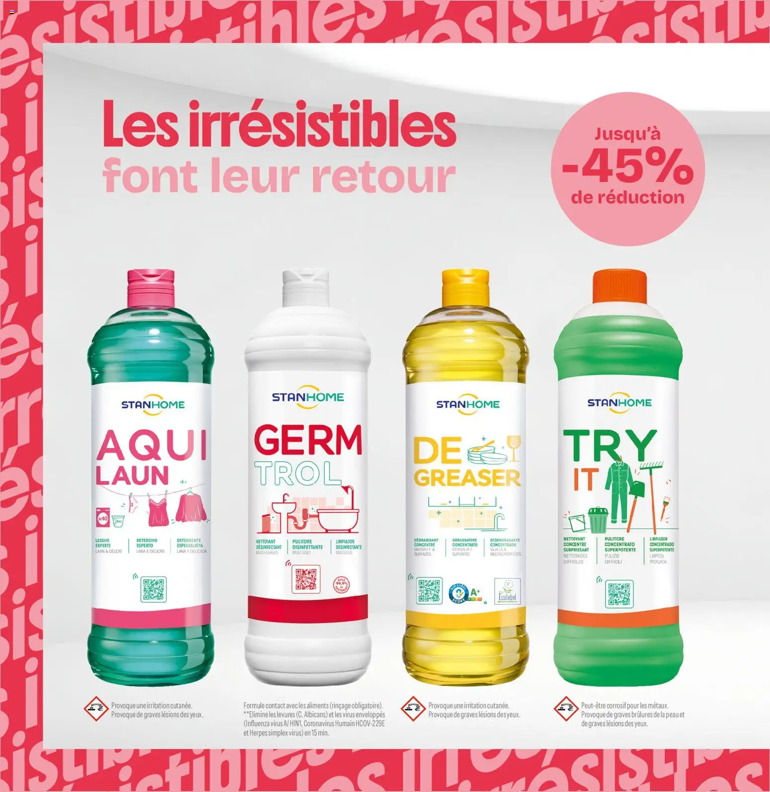 {H1} | Page: 6 | Produits: Dégraissant, Lessive, Aliments