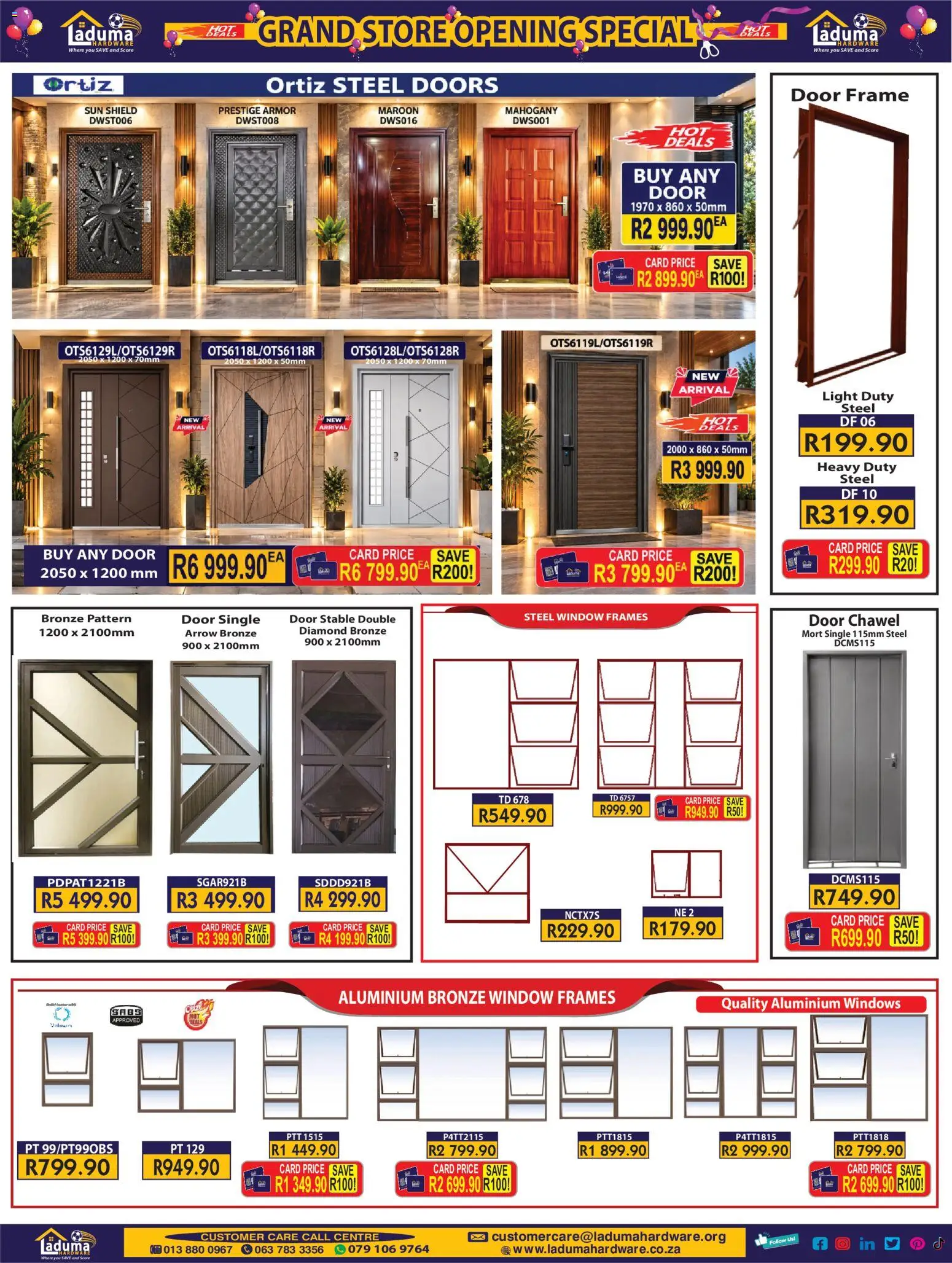 New Laduma Hardware catalogue – valid from 22/10/2026 | Page: 18 | Products: Frame, Door frame, Light
