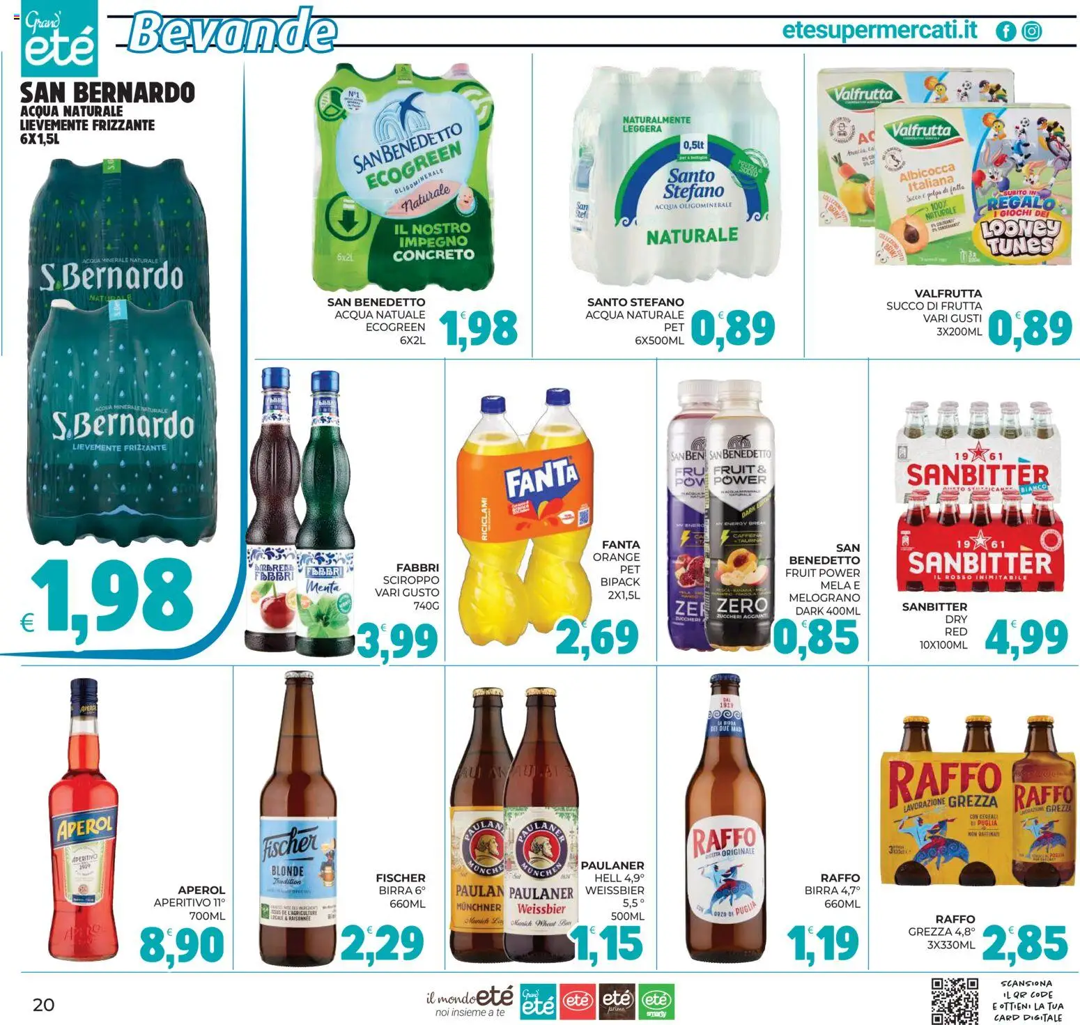 Volantino Eté del 01/09/2026 | Pagina: 20 | Prodotti: Succo, Birra, Melograno, Menta